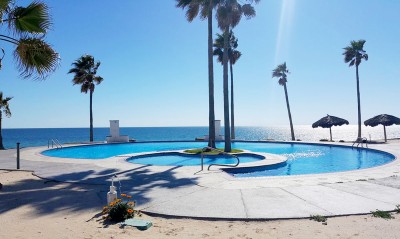 Beachside swimming pool at Casa Blanca Golf Villas