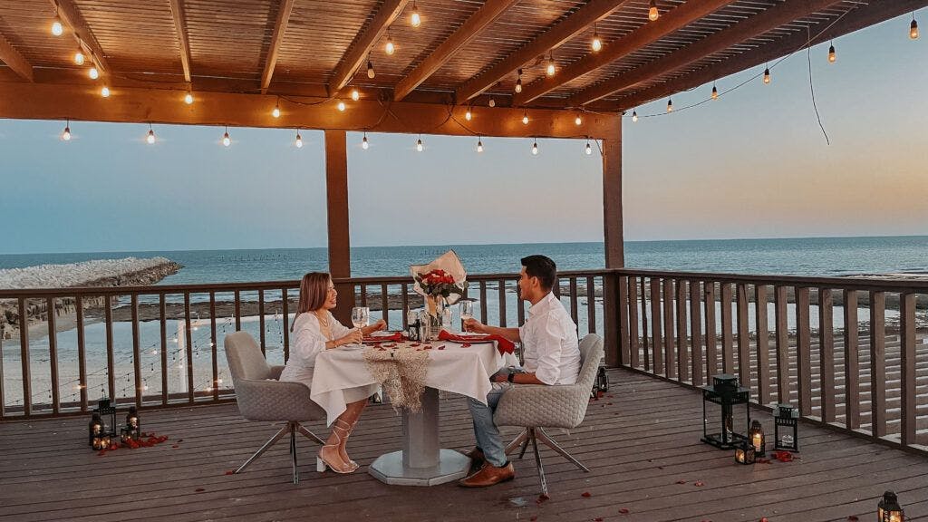 Restaurante frente al mar Mare Blu en Rocky Point