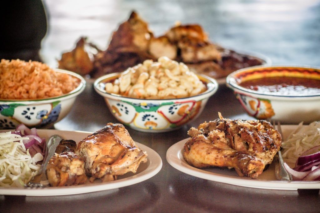 Pollo a la brasa en Pollo Lucas en Puerto Peñasco