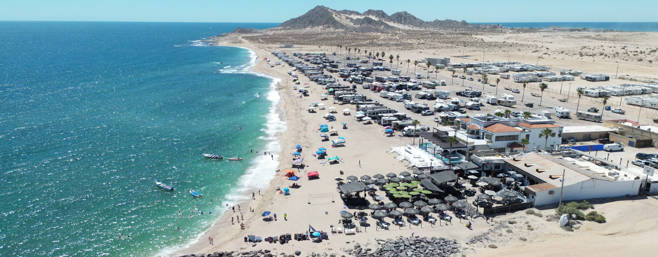 Parque para casas rodantes frente al Mar de Cortés en Puerto Peñasco